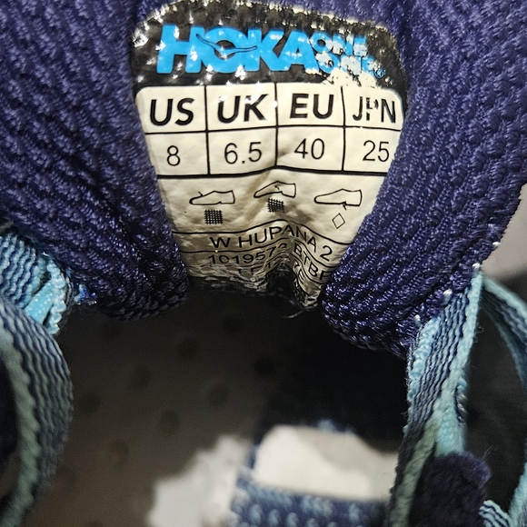 Hoka One One Hupana 2 Women’s Running / Walking Shoes – Blue - Picture 8 of 9